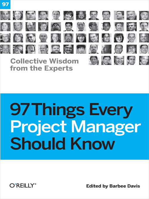 Title details for 97 Things Every Project Manager Should Know by Barbee Davis - Available